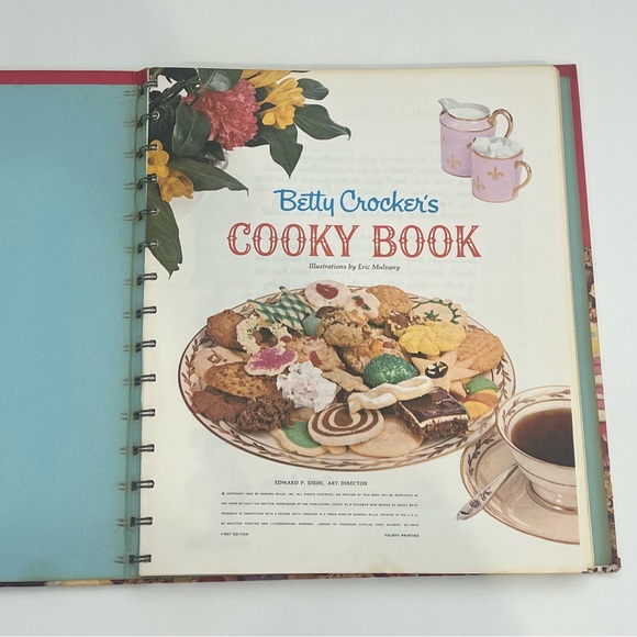 Betty Crocker’s Cooky Book 1963 First Edition Fourth Printing Vintage - Picture 3 of 4